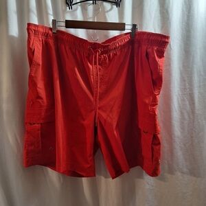 George Men's red swimming trunks 3XL